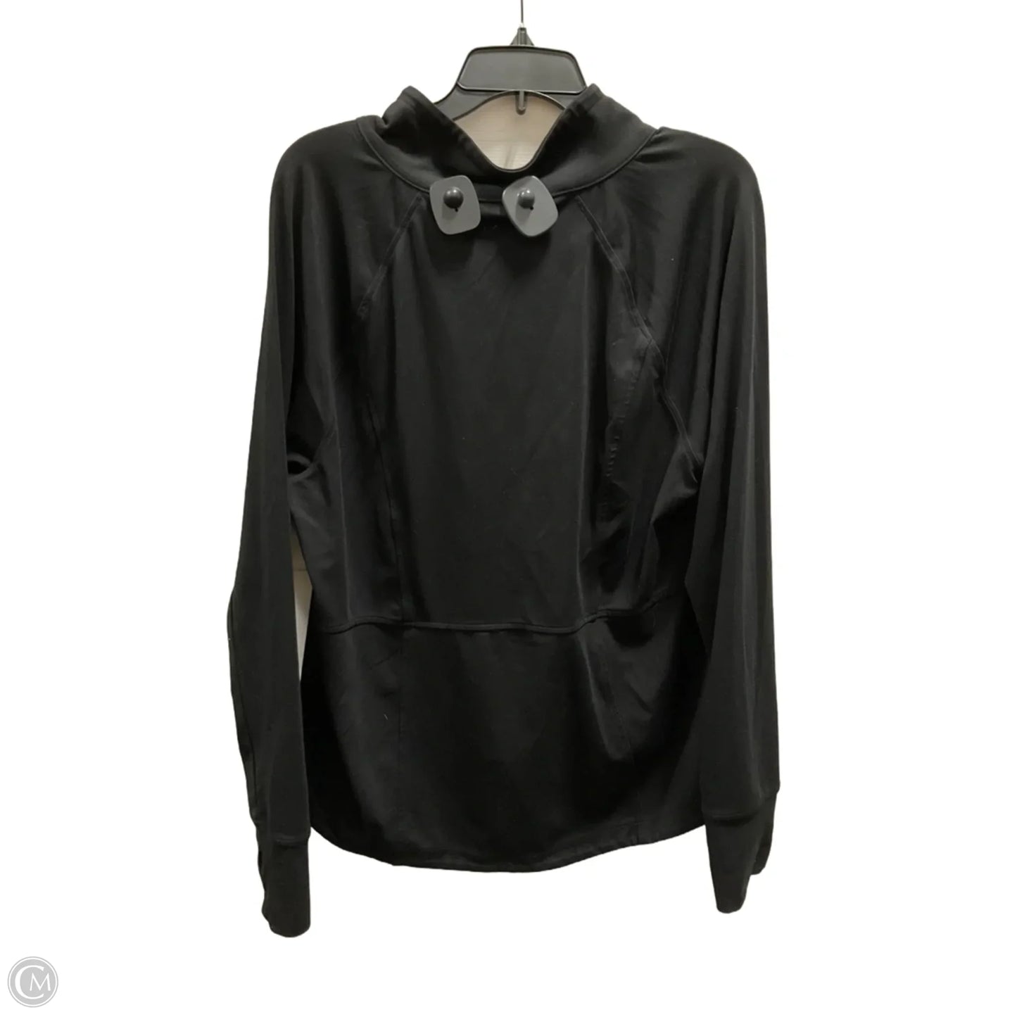 Athletic Jacket By Lou And Grey In Black, Size: Xxl