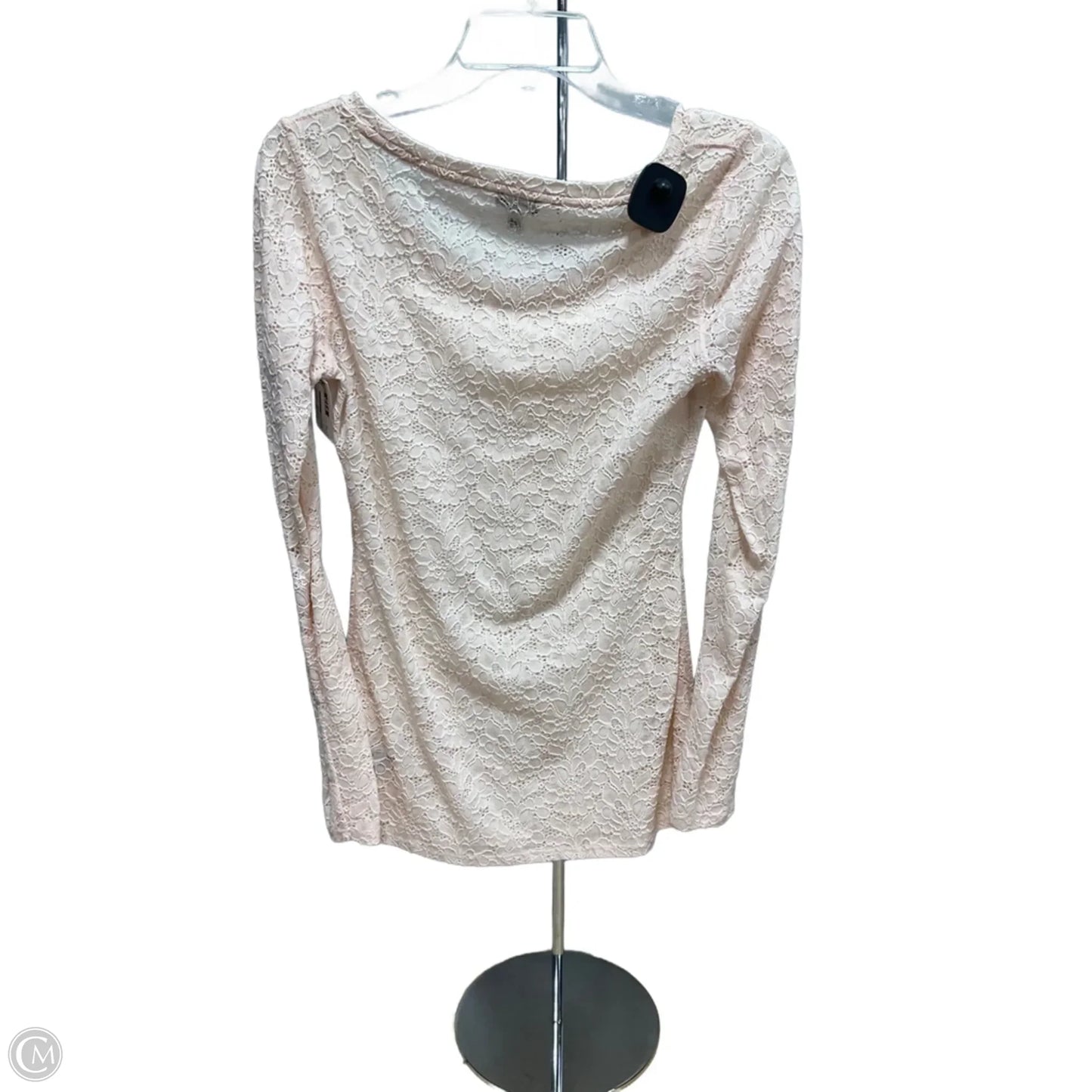 Top Long Sleeve By Express In Pink, Size: S