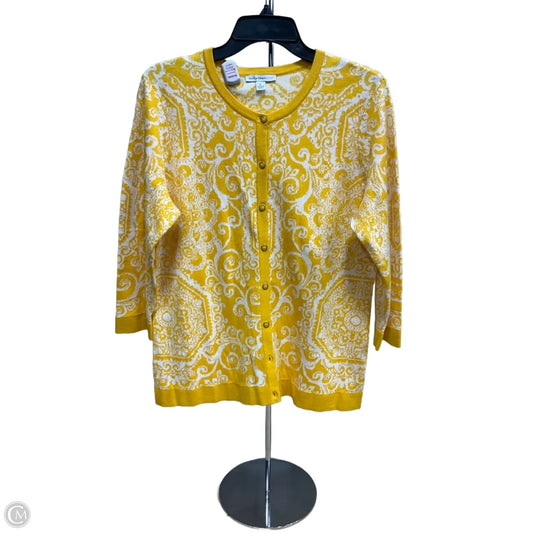 Top Long Sleeve By Isaac Mizrahi In Yellow, Size: L