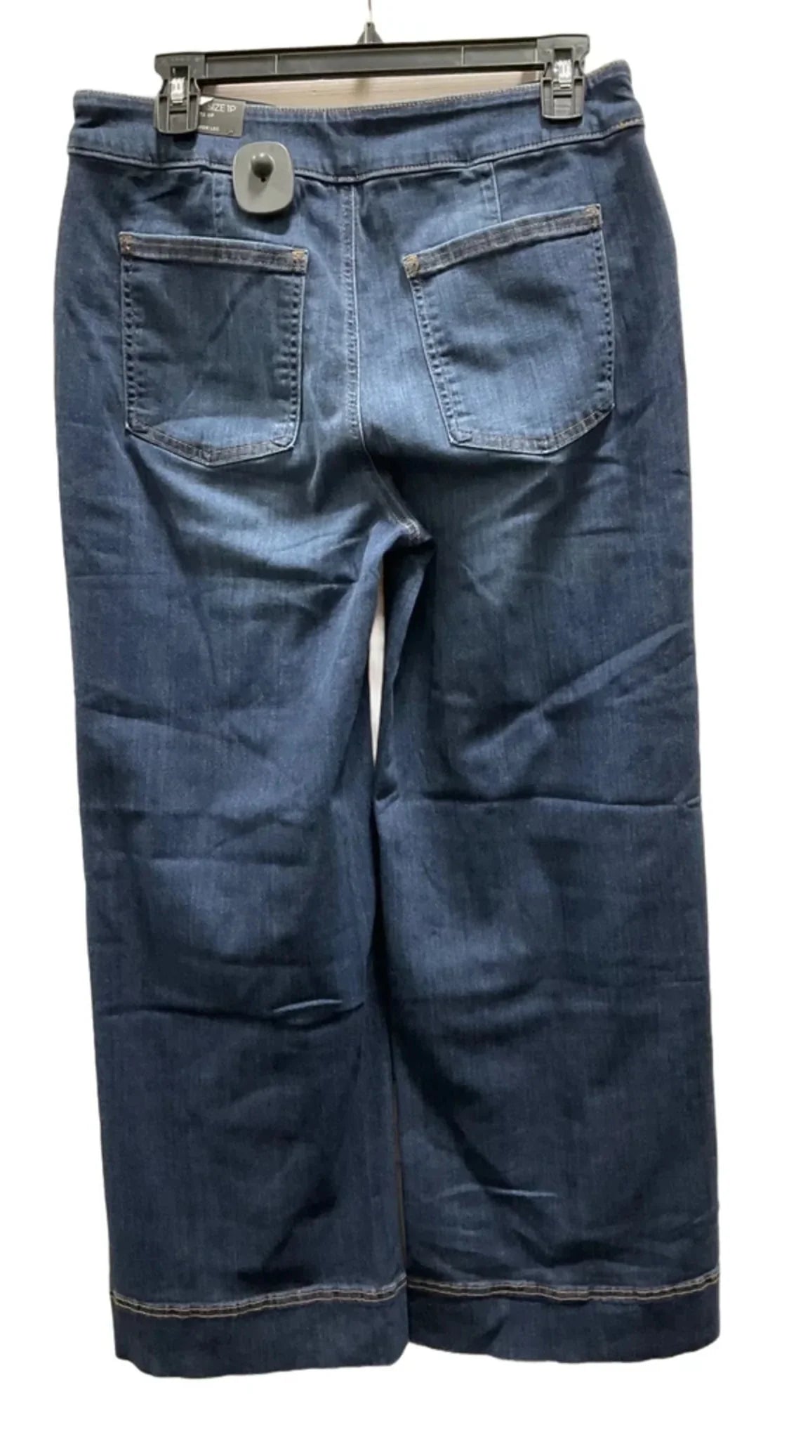 Jeans Wide Leg By Chicos In Blue Denim, Size: 8