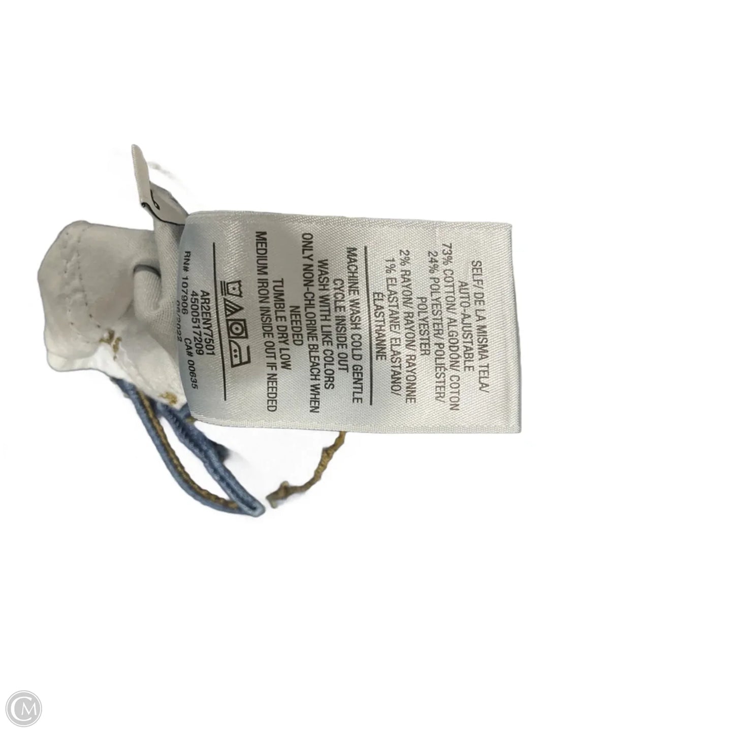 Jeans Boot Cut By Hudson In Blue Denim, Size: 6