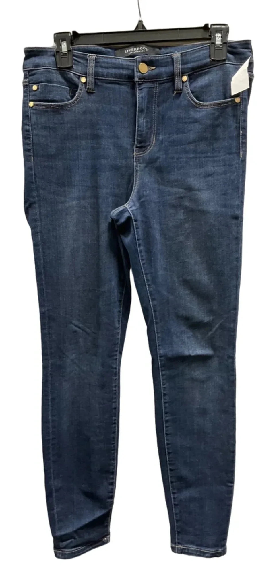 Jeans Boot Cut By Liverpool In Blue Denim, Size: 6