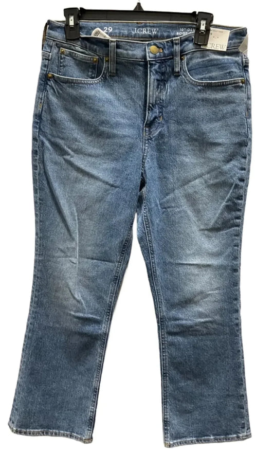 Jeans Boot Cut By J. Crew In Blue Denim, Size: 6