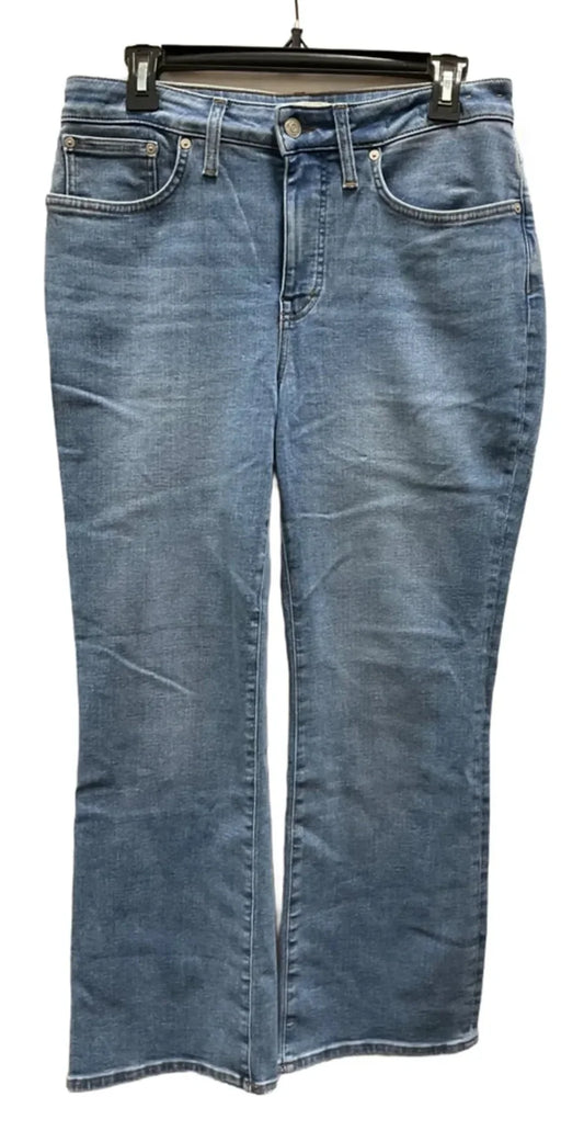Jeans Straight By Madewell In Blue Denim, Size: 6