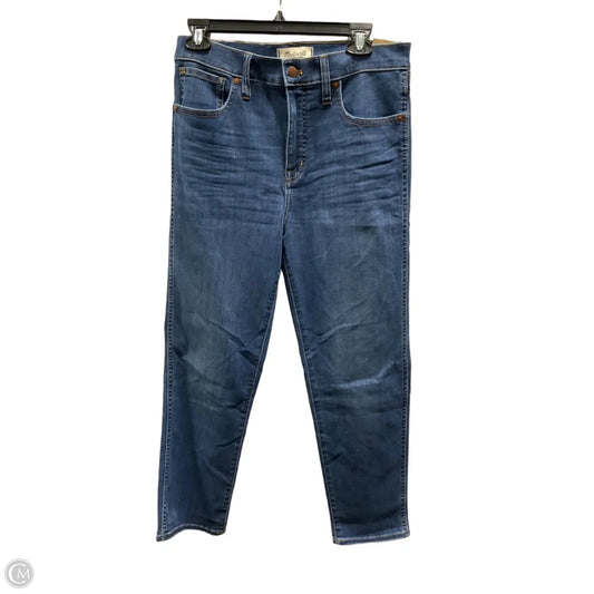 Jeans Skinny By Madewell In Blue Denim, Size: 6