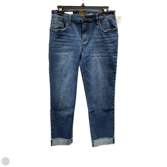Jeans Straight By Vervet In Blue Denim, Size: 8