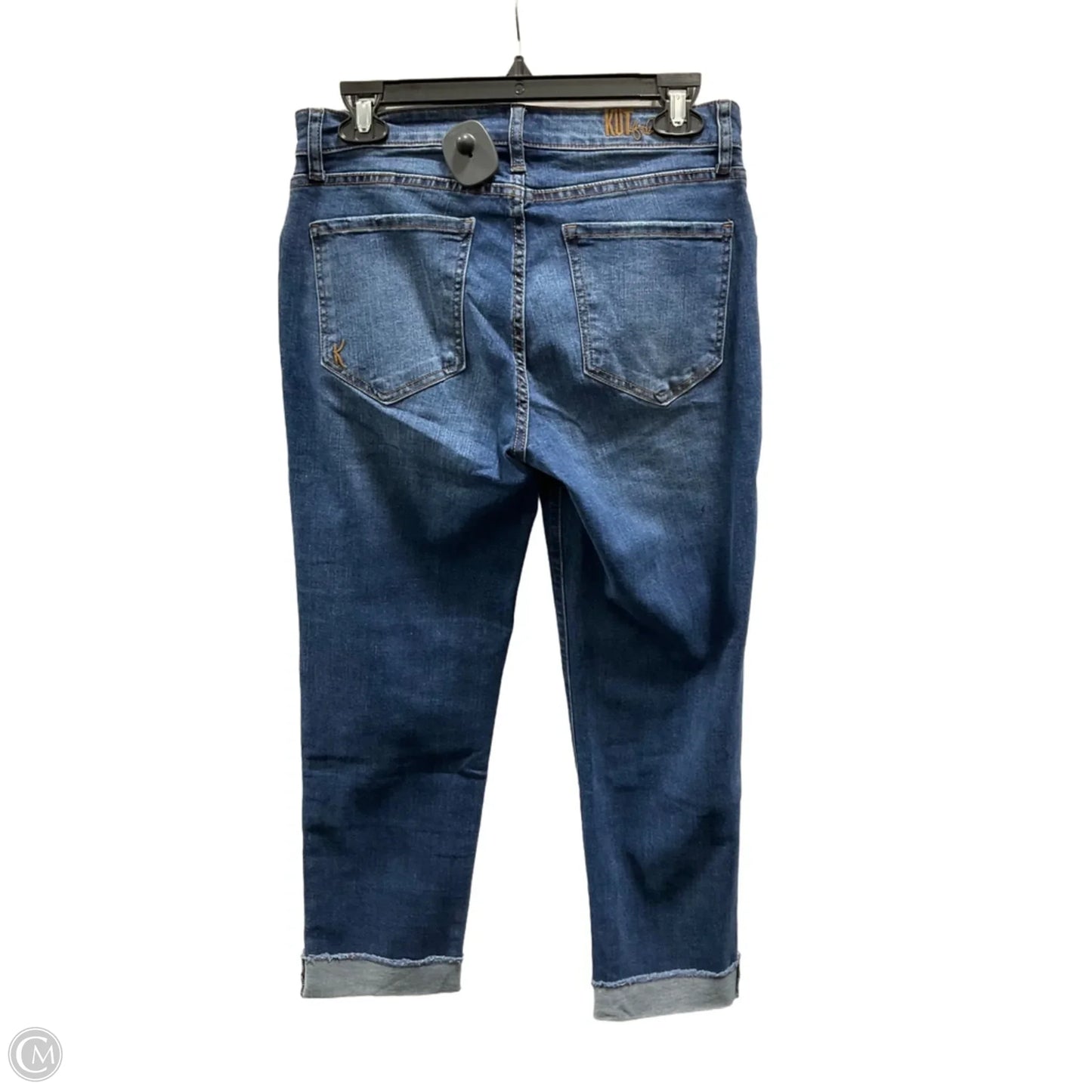 Jeans Straight By Vervet In Blue Denim, Size: 8
