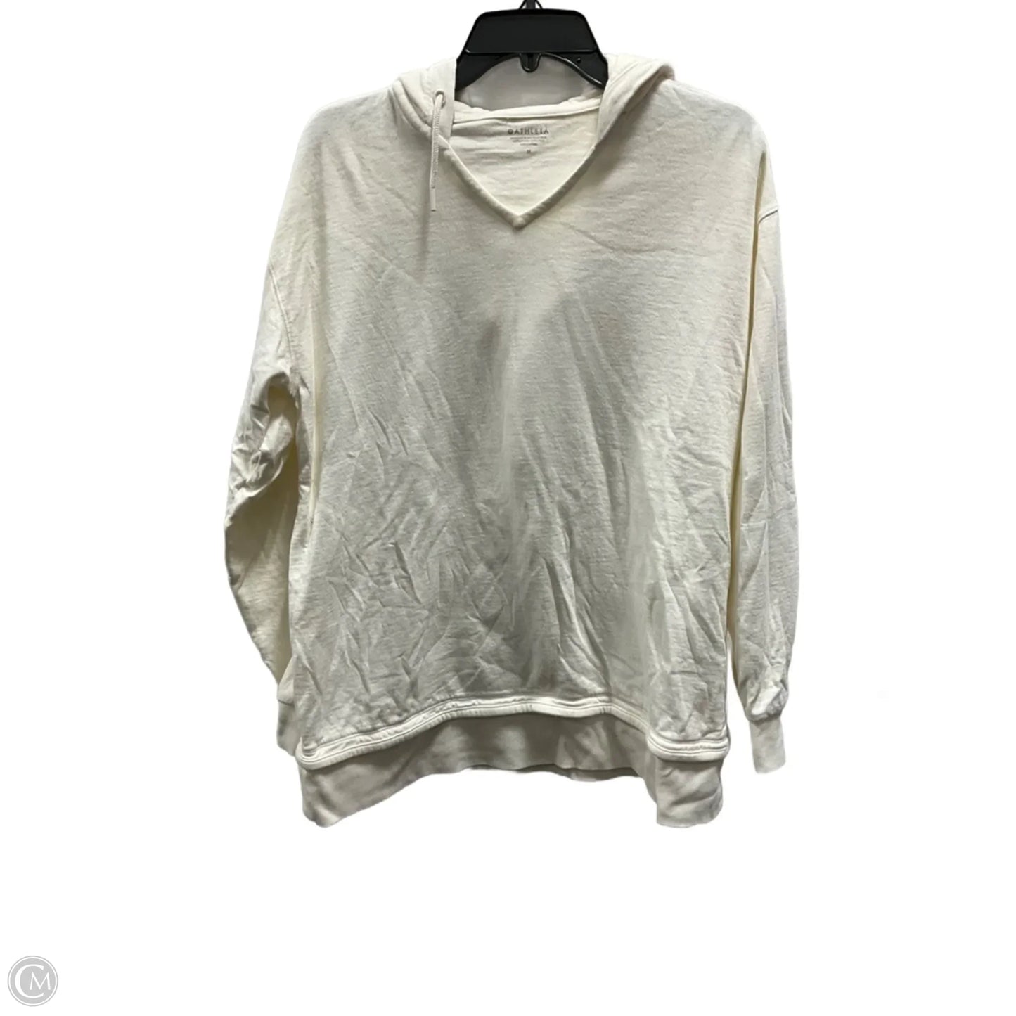 Athletic Jacket By Athleta In White, Size: M