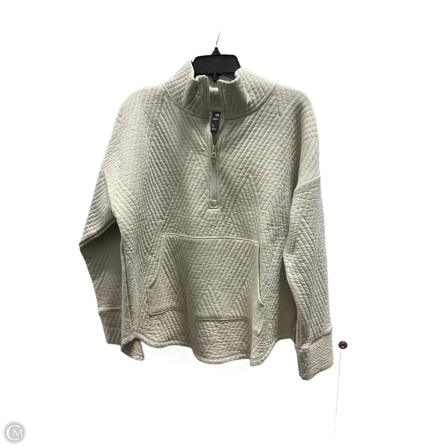 Athletic Jacket By Gapfit In Beige, Size: M