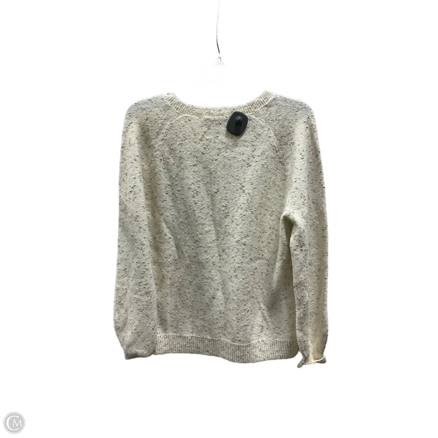 Sweater By Loft In White, Size: M