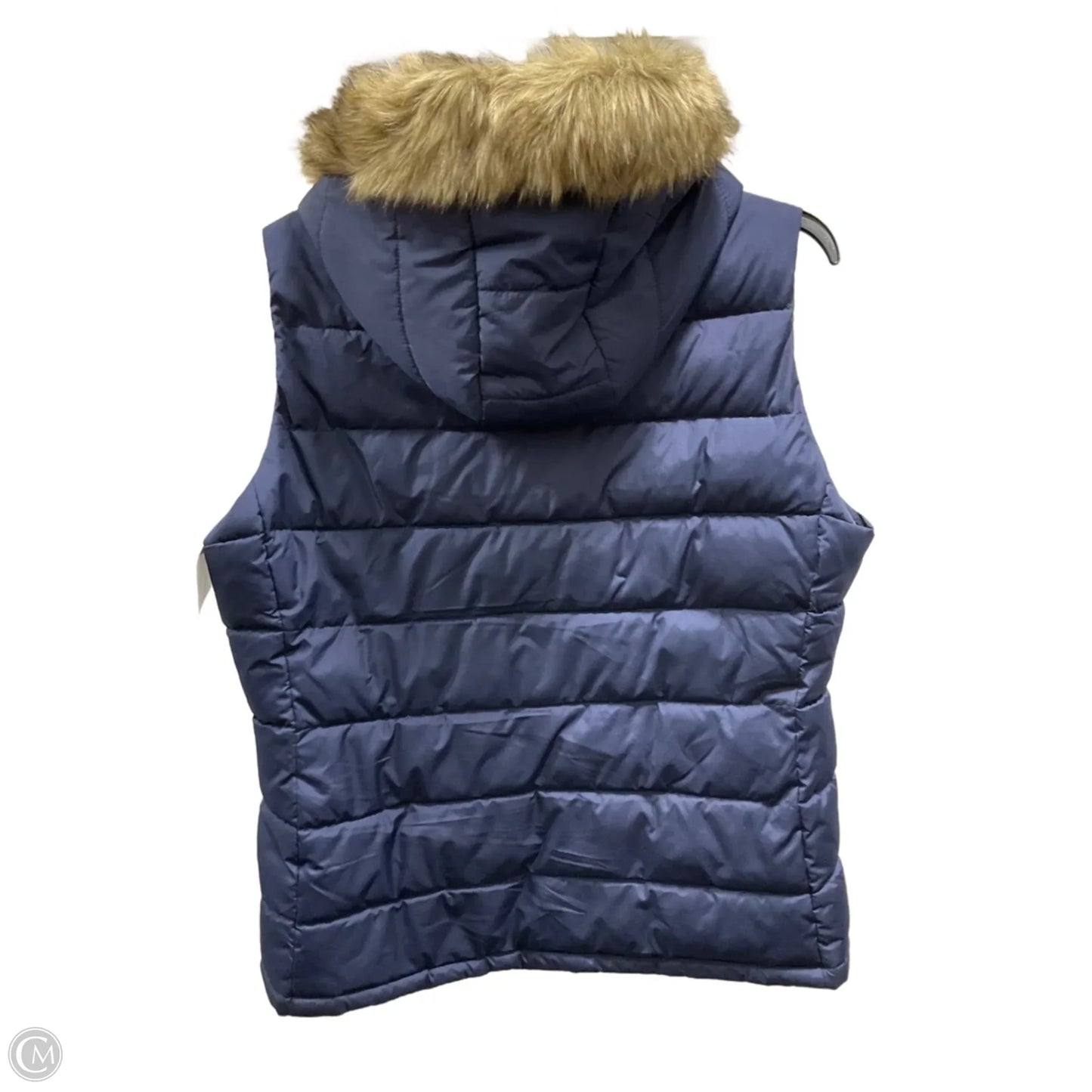 Vest Puffer & Quilted By Gap In Blue, Size: L