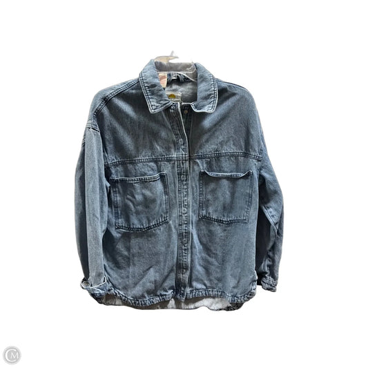 Jacket Denim By C And C In Blue, Size: S