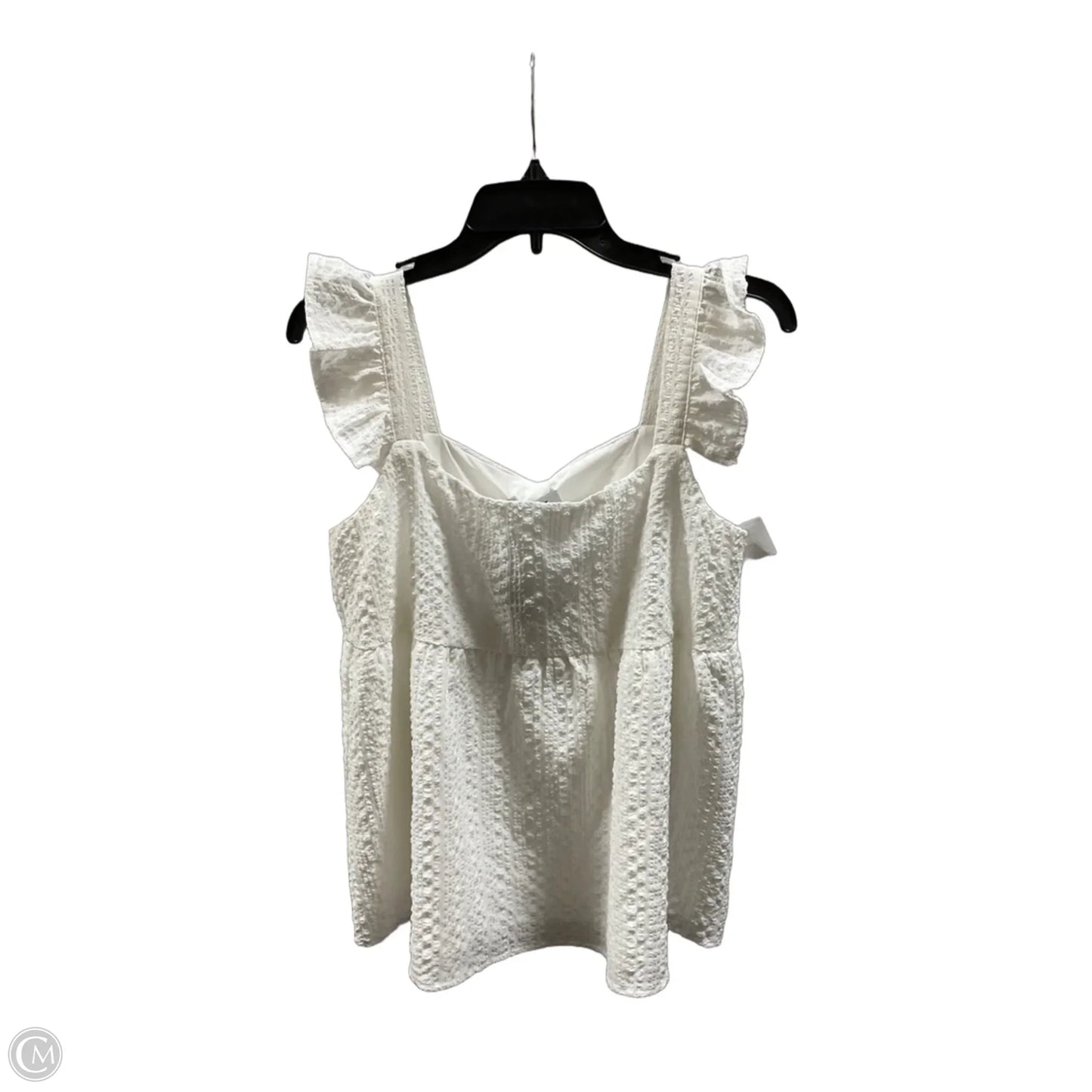 Top Sleeveless By Gilli In Cream, Size: S