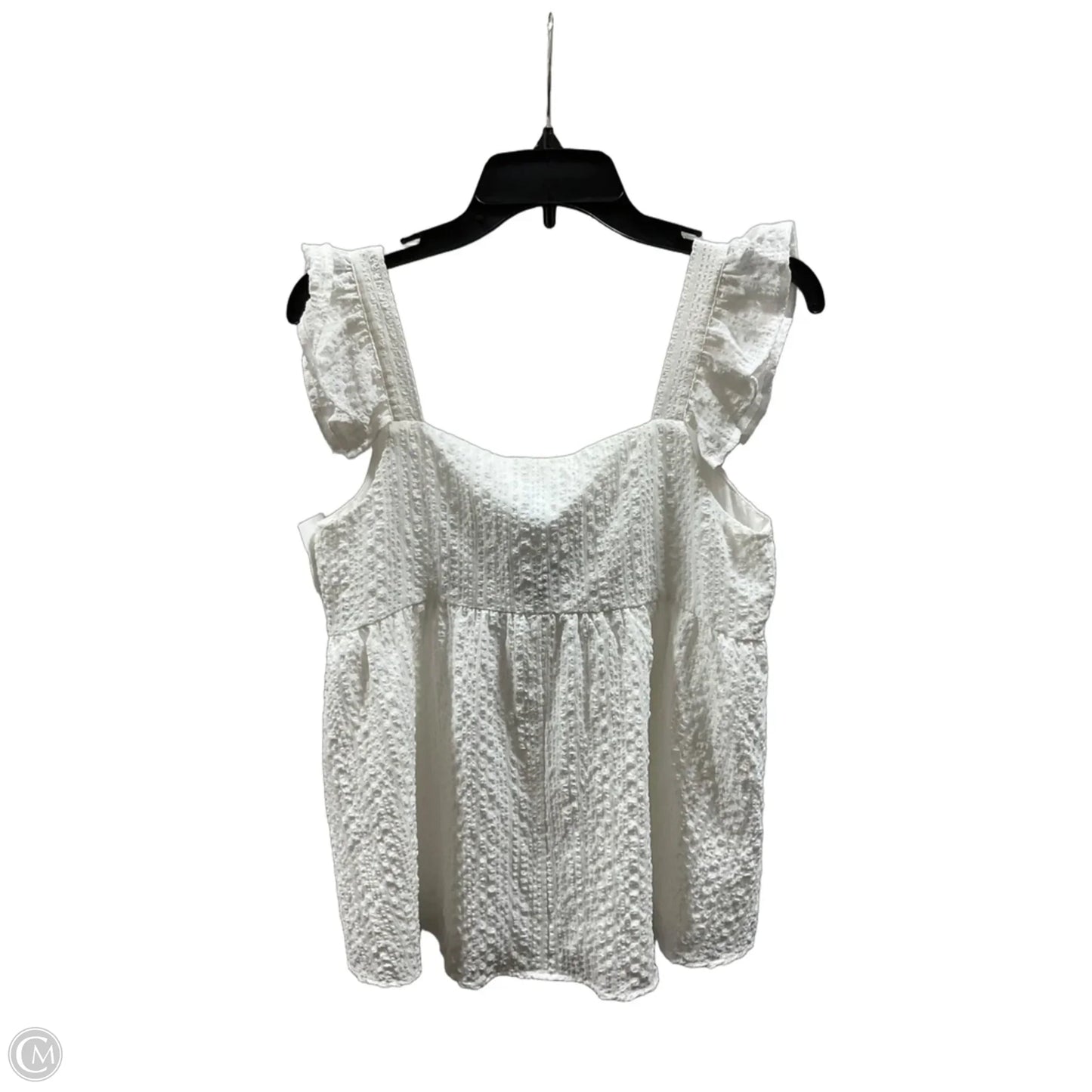 Top Sleeveless By Gilli In Cream, Size: S