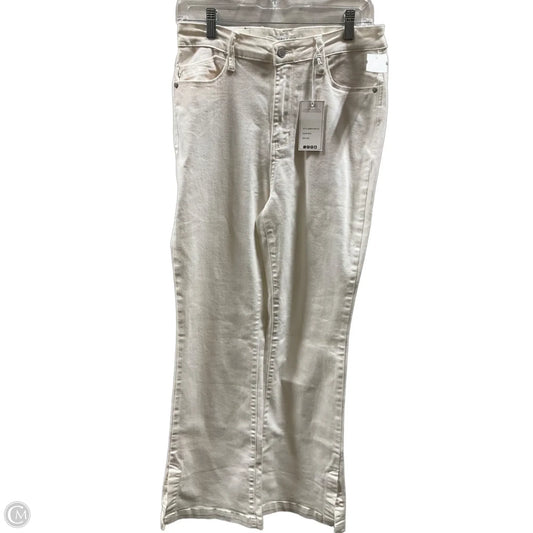 Jeans Boot Cut By Judy Blue In White, Size: 6