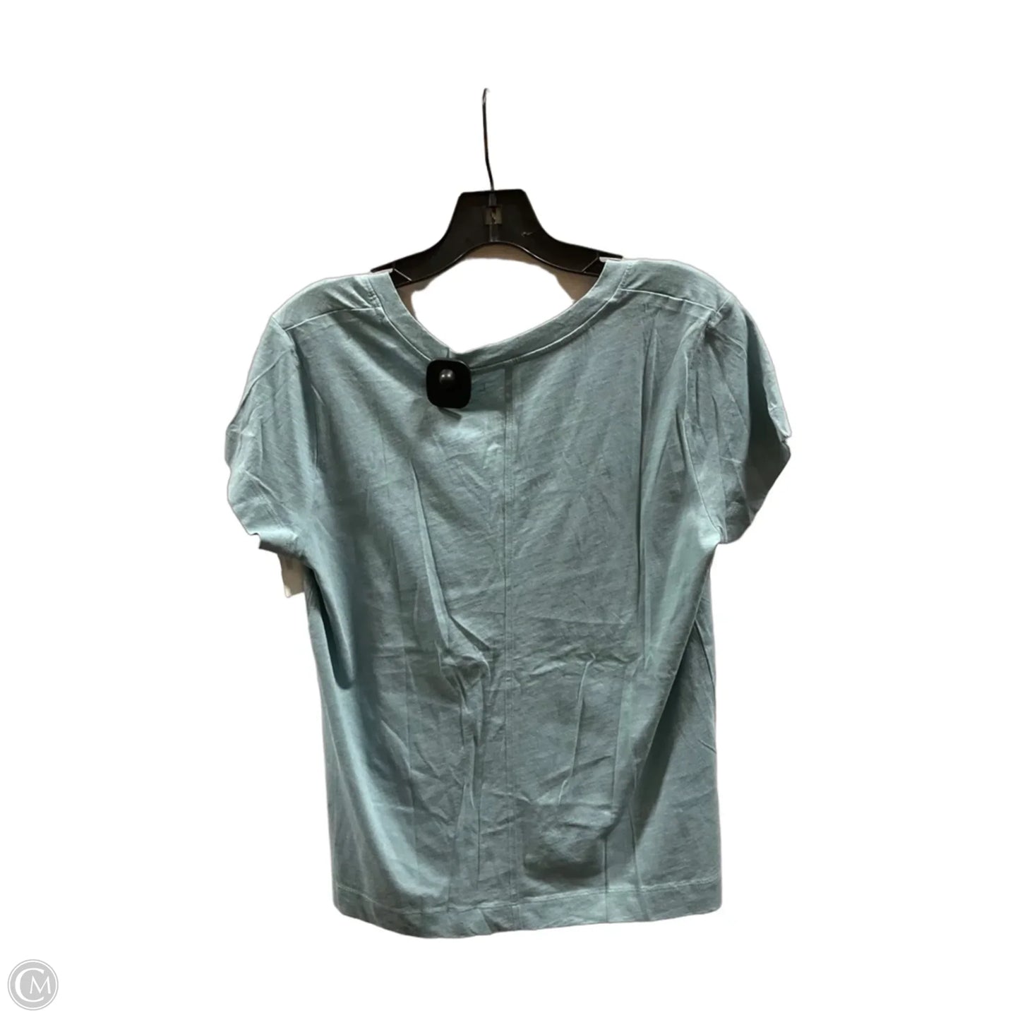 Top Short Sleeve Basic By Loft In Blue, Size: M
