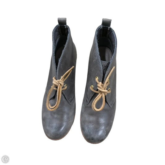Boots Ankle Heels By Sperry In Grey, Size: 8
