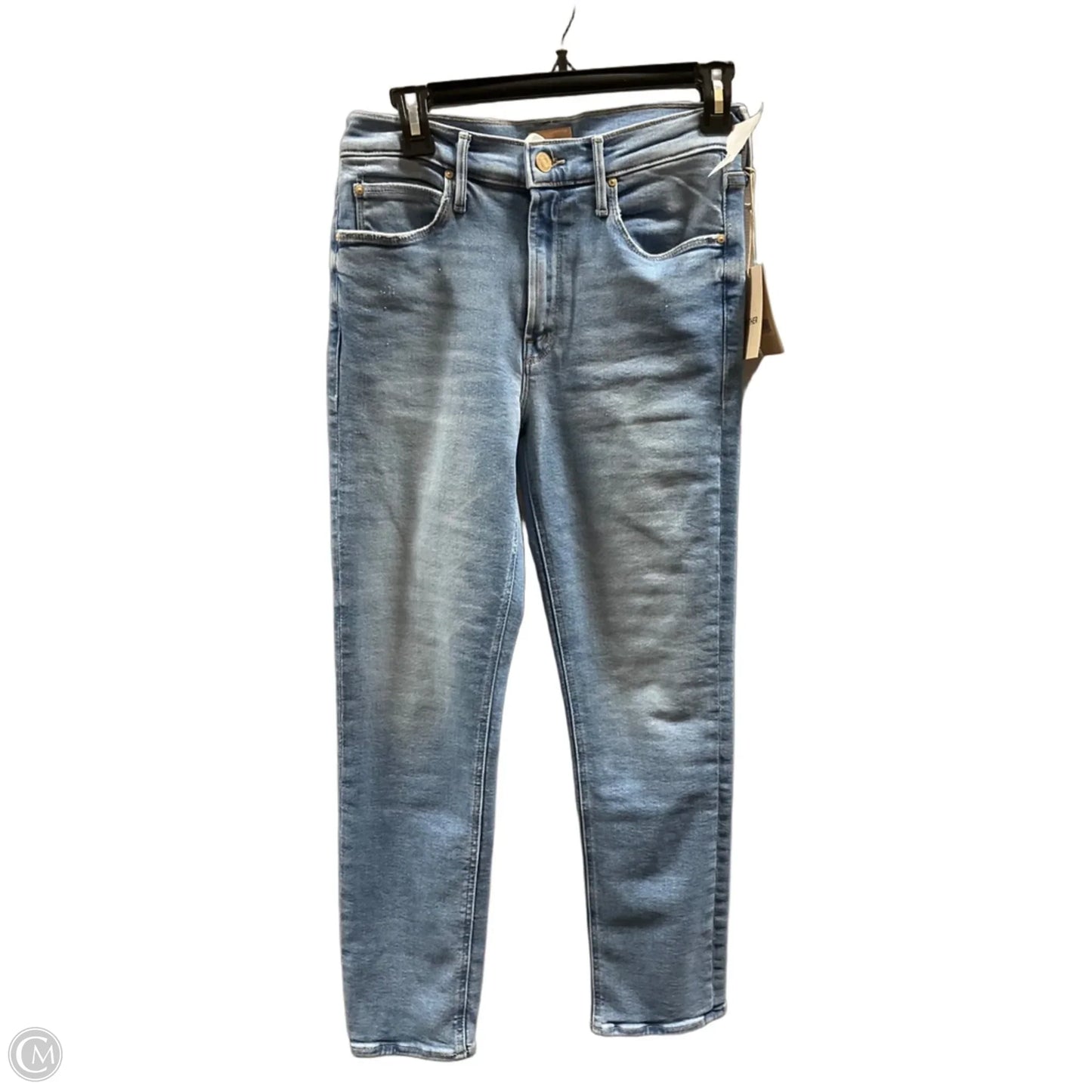 Jeans Straight By Mother In Blue, Size: 4
