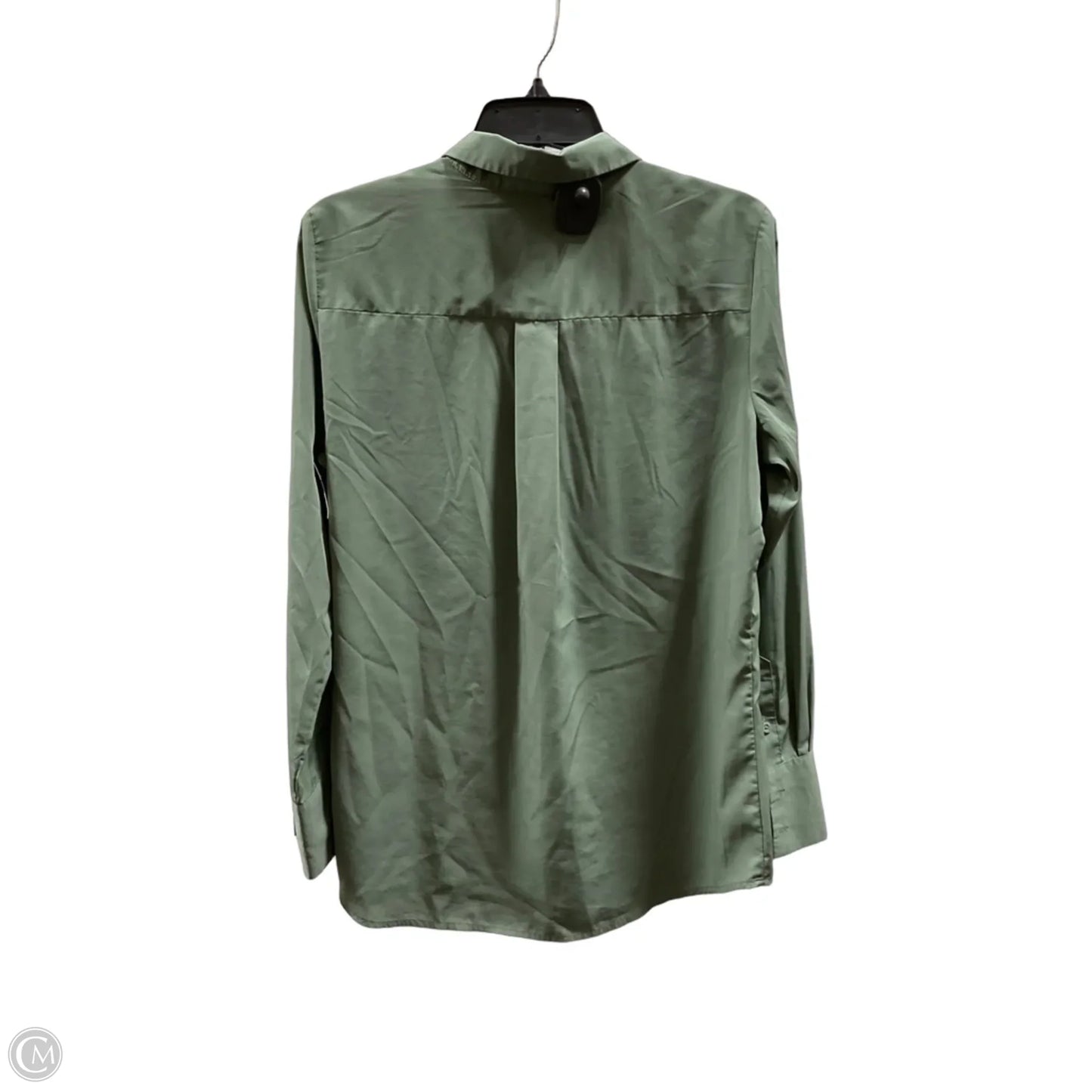 Blouse Long Sleeve By Nine West In Green, Size: M