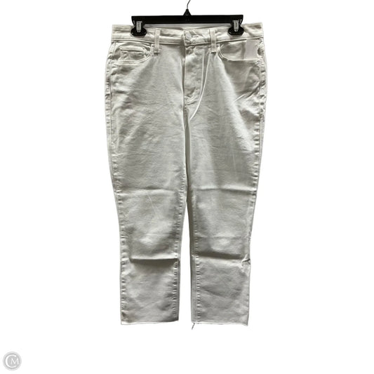 Jeans Straight By Paige In White, Size: 8