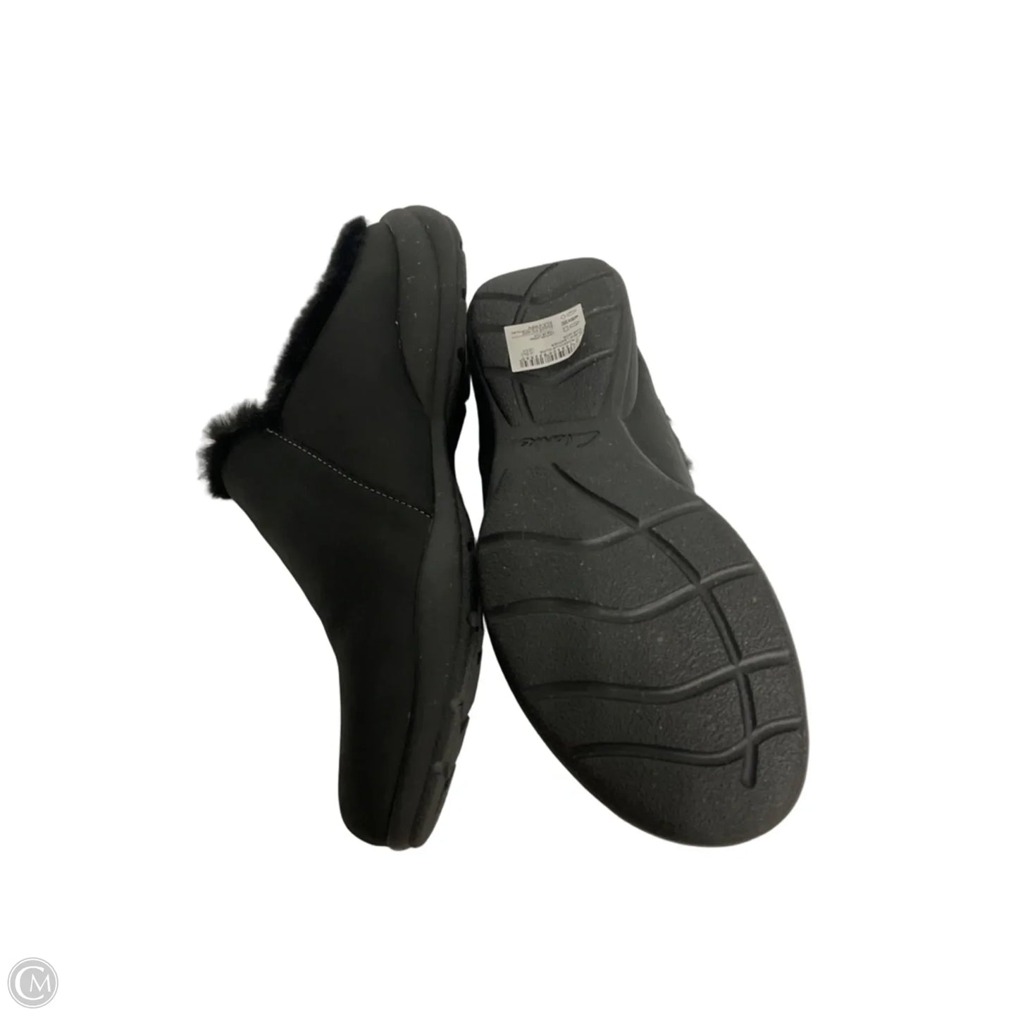 Shoes Flats By Clarks In Black, Size: 8