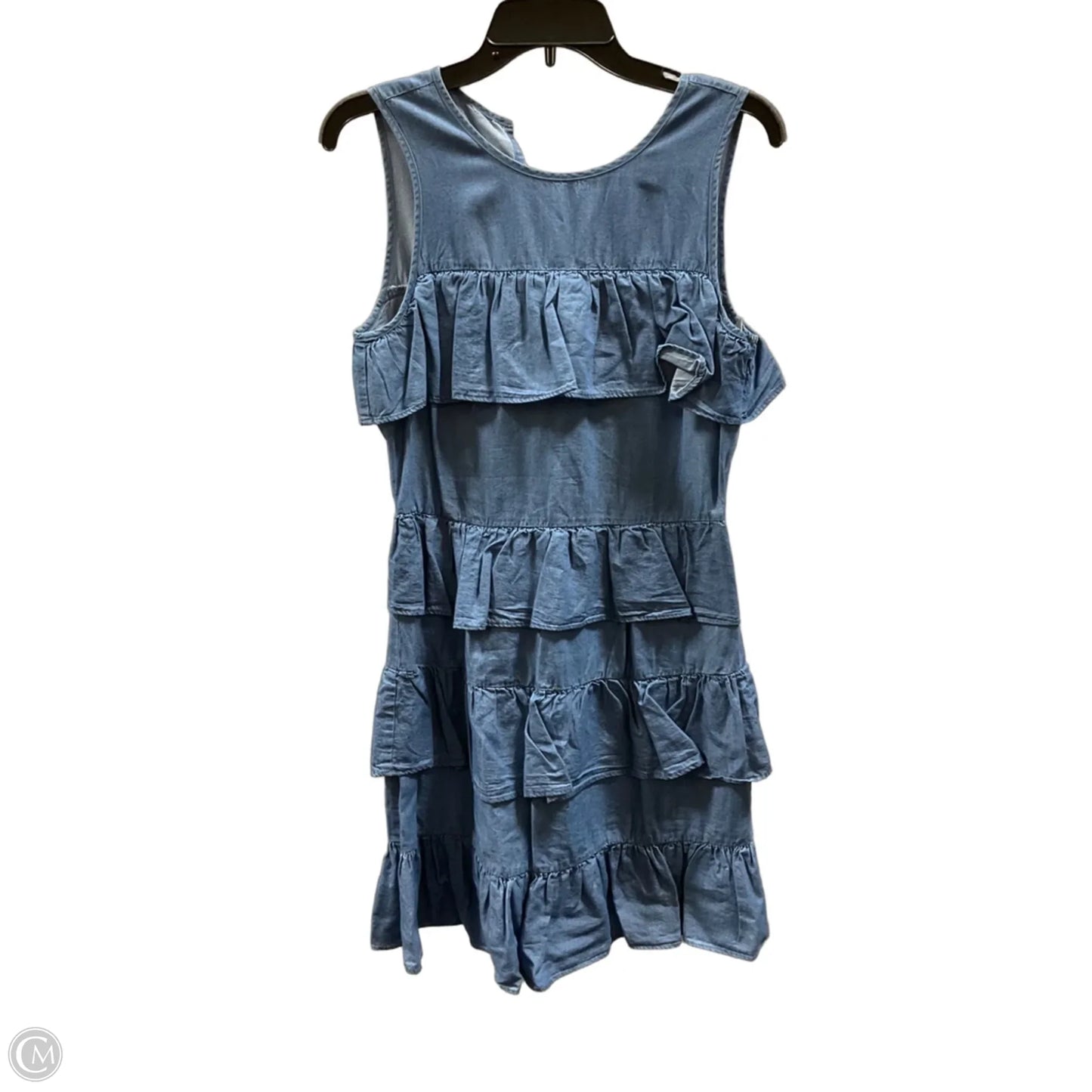 Dress Casual Midi By Michael By Michael Kors In Blue, Size: S