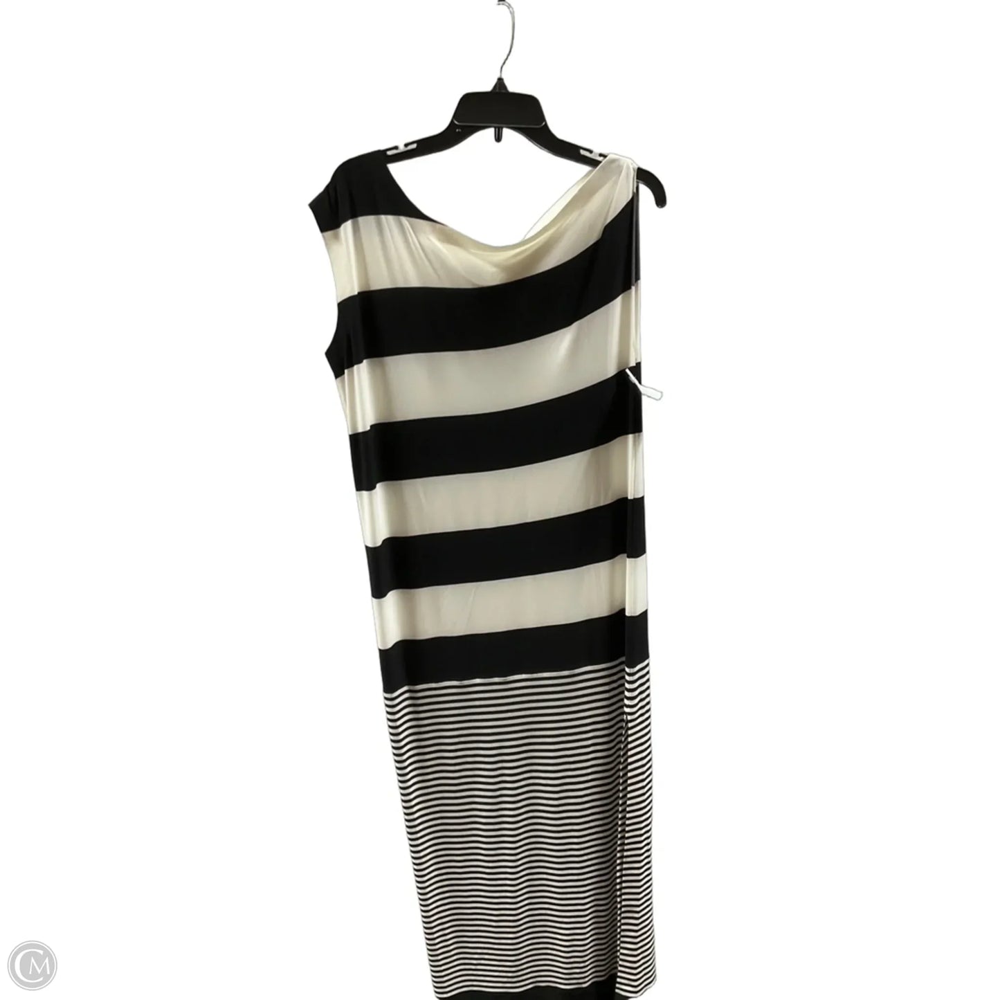 Dress Casual Maxi By Norma Kamali In Striped Pattern, Size: S