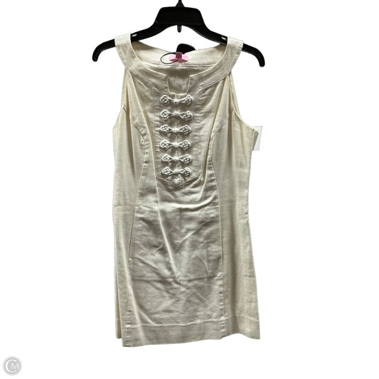 Dress Casual Midi By Lilly Pulitzer In Cream, Size: 6