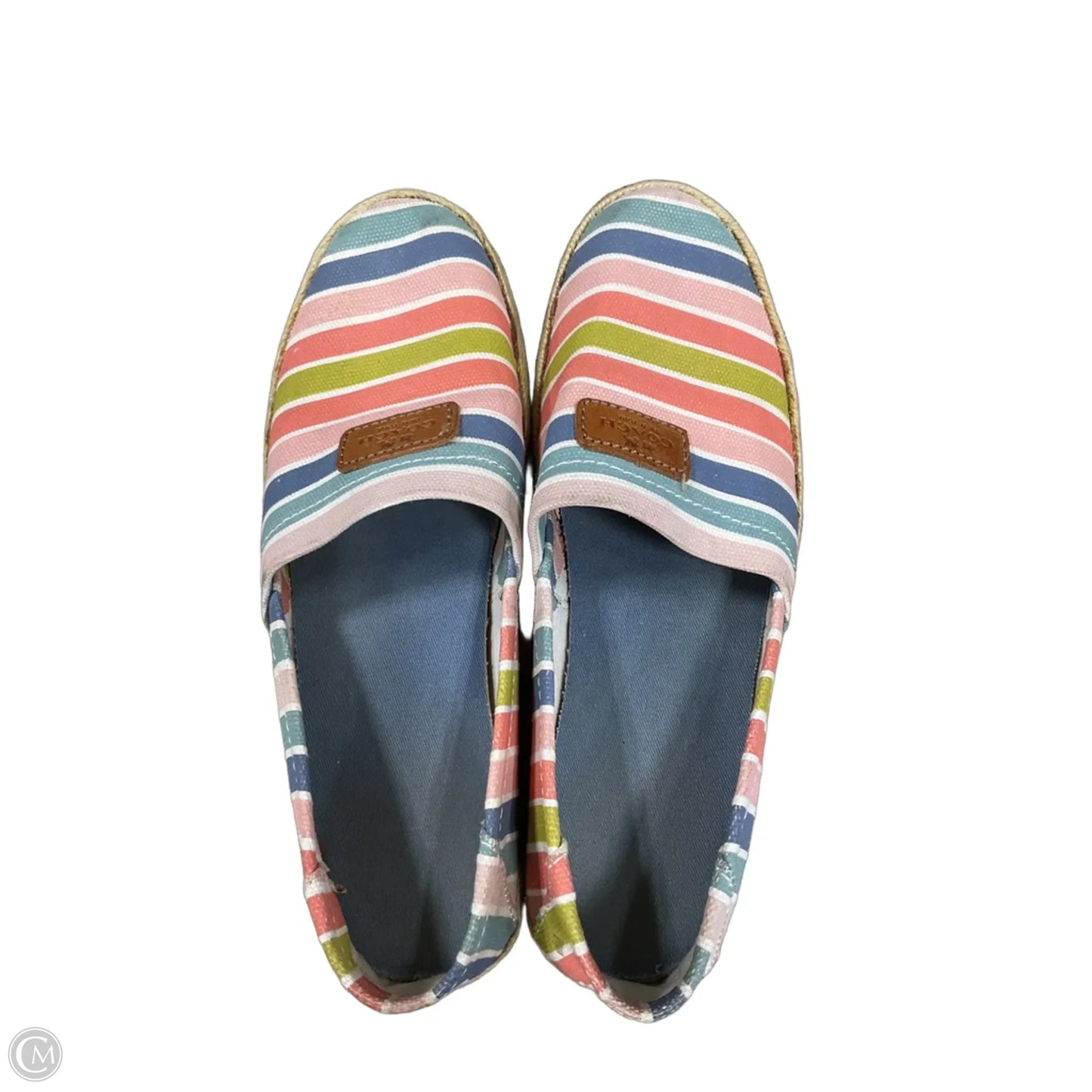 Shoes Flats By Coach In Striped Pattern, Size: 8