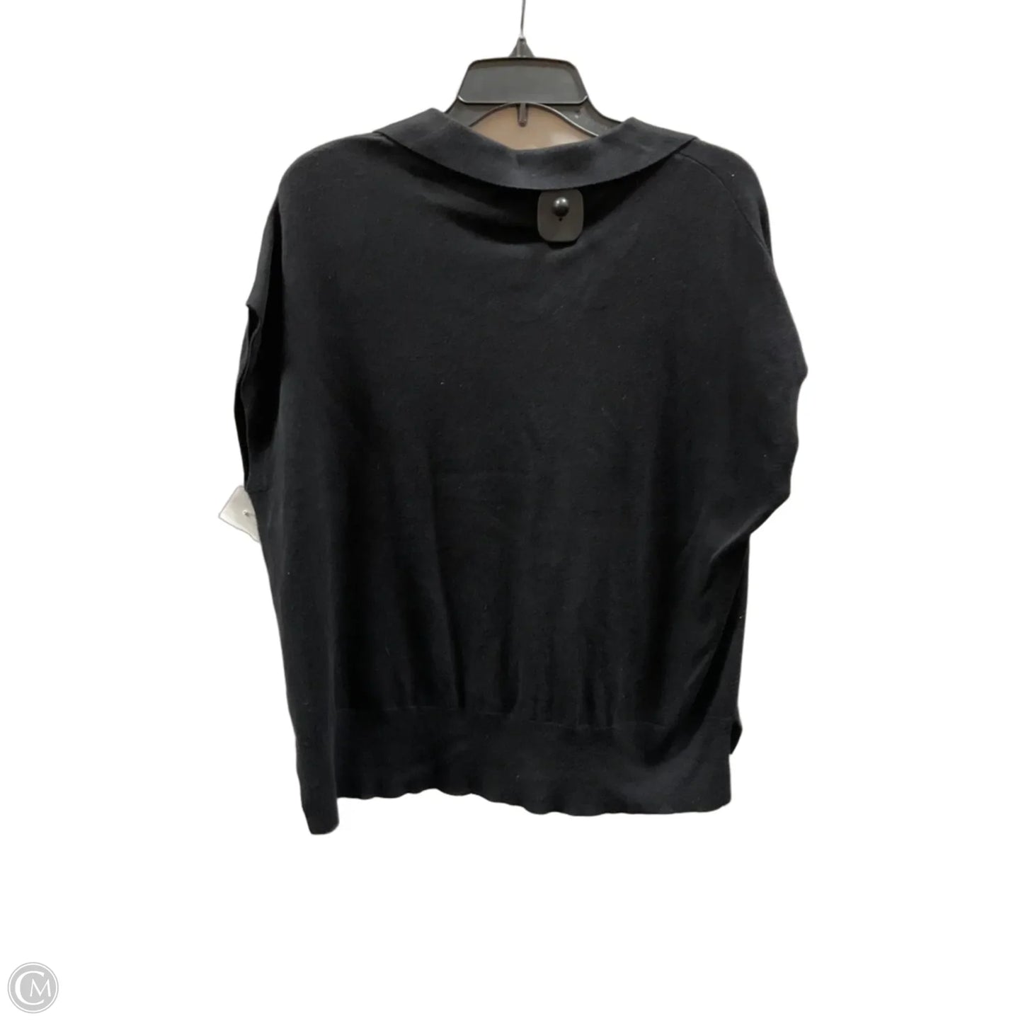 Top Short Sleeve By Calvin Klein In Black, Size: M