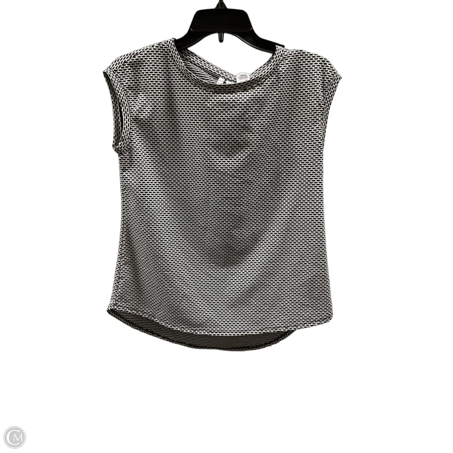 Top Short Sleeve By Elle In Black, Size: Xs