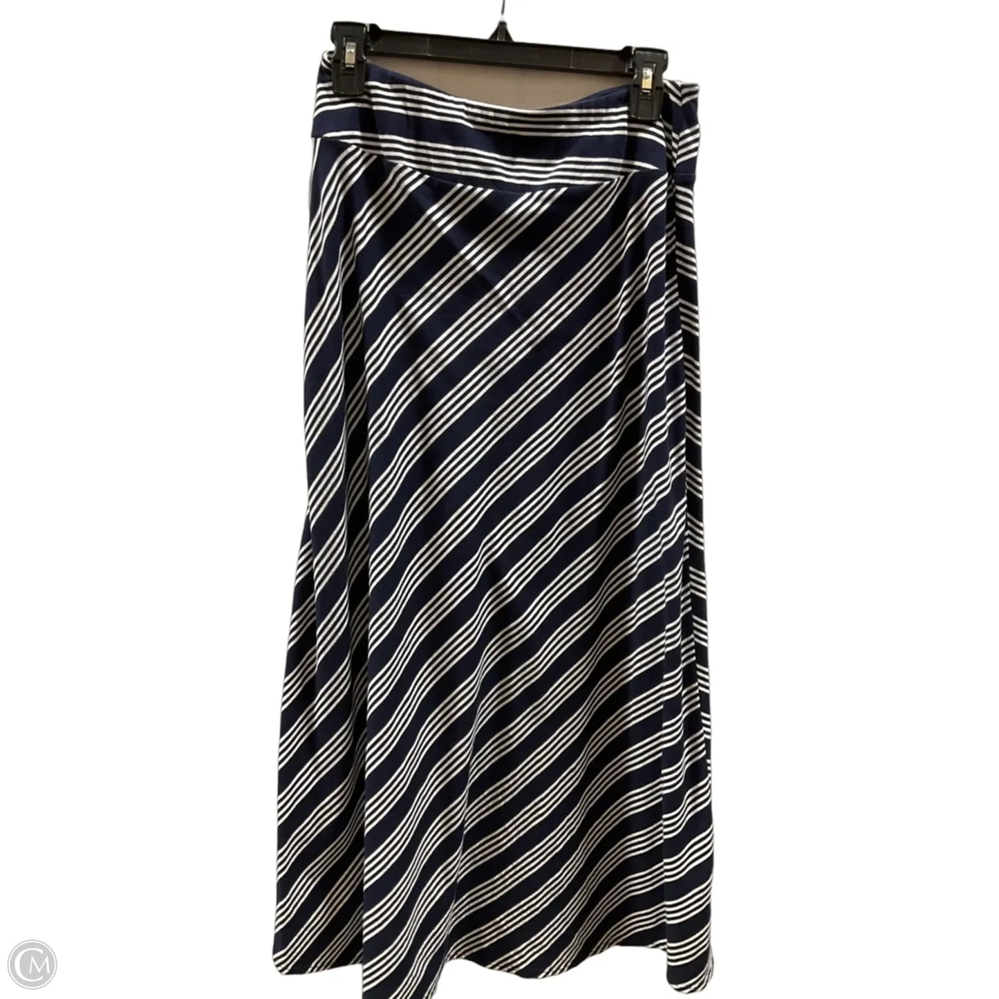 Skirt Maxi By Talbots In Striped Pattern, Size: Xs