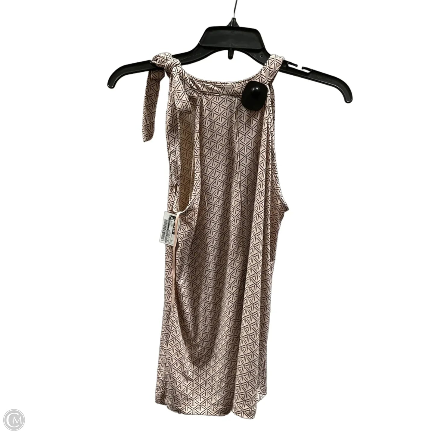 Top Sleeveless By Banana Republic In Black & Brown, Size: S
