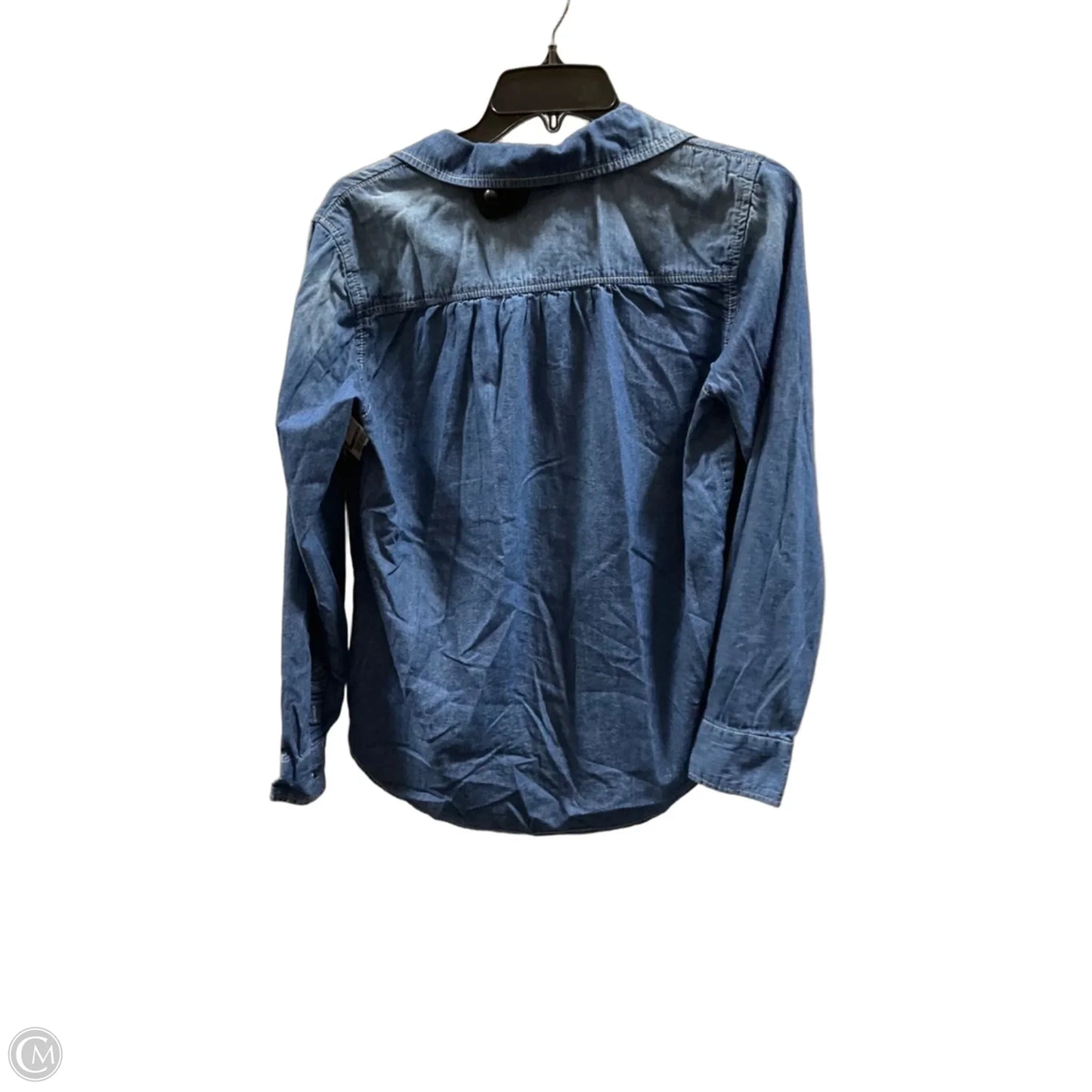 Blouse Long Sleeve By Hippie Laundry In Blue, Size: M