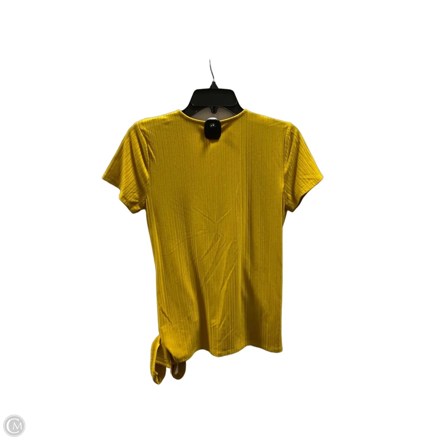 Top Short Sleeve By Loft In Yellow, Size: S