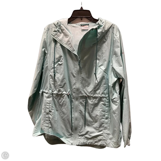 Athletic Jacket By Columbia In Aqua, Size: Xl