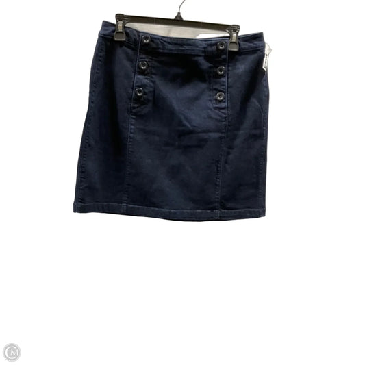 Skirt Midi By Loft In Blue, Size: 10
