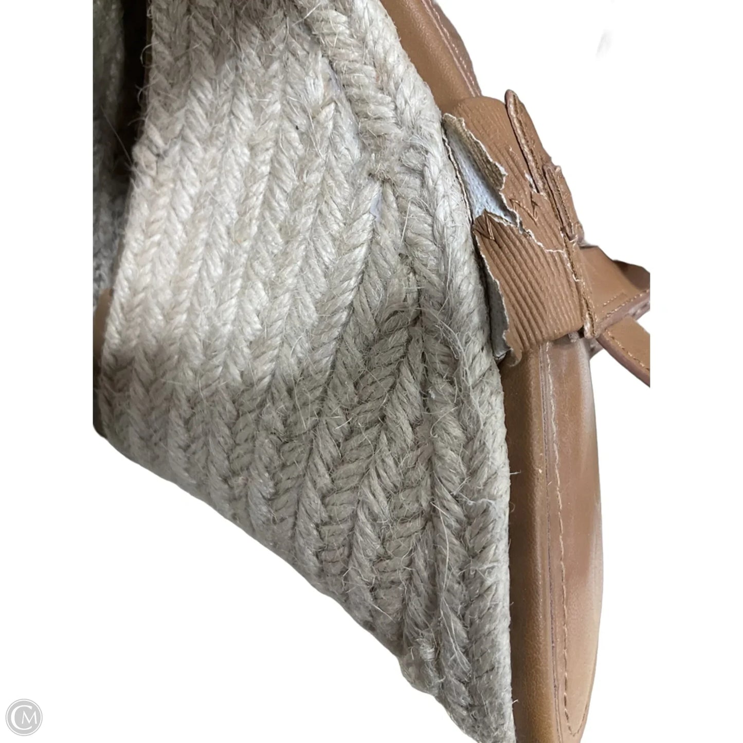 Shoes Heels Wedge By Calvin Klein In Brown, Size: 10