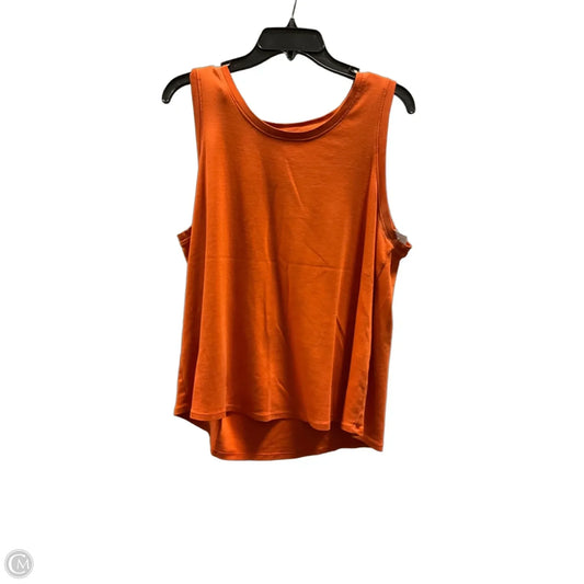 Top Sleeveless By J. Jill In Orange, Size: L