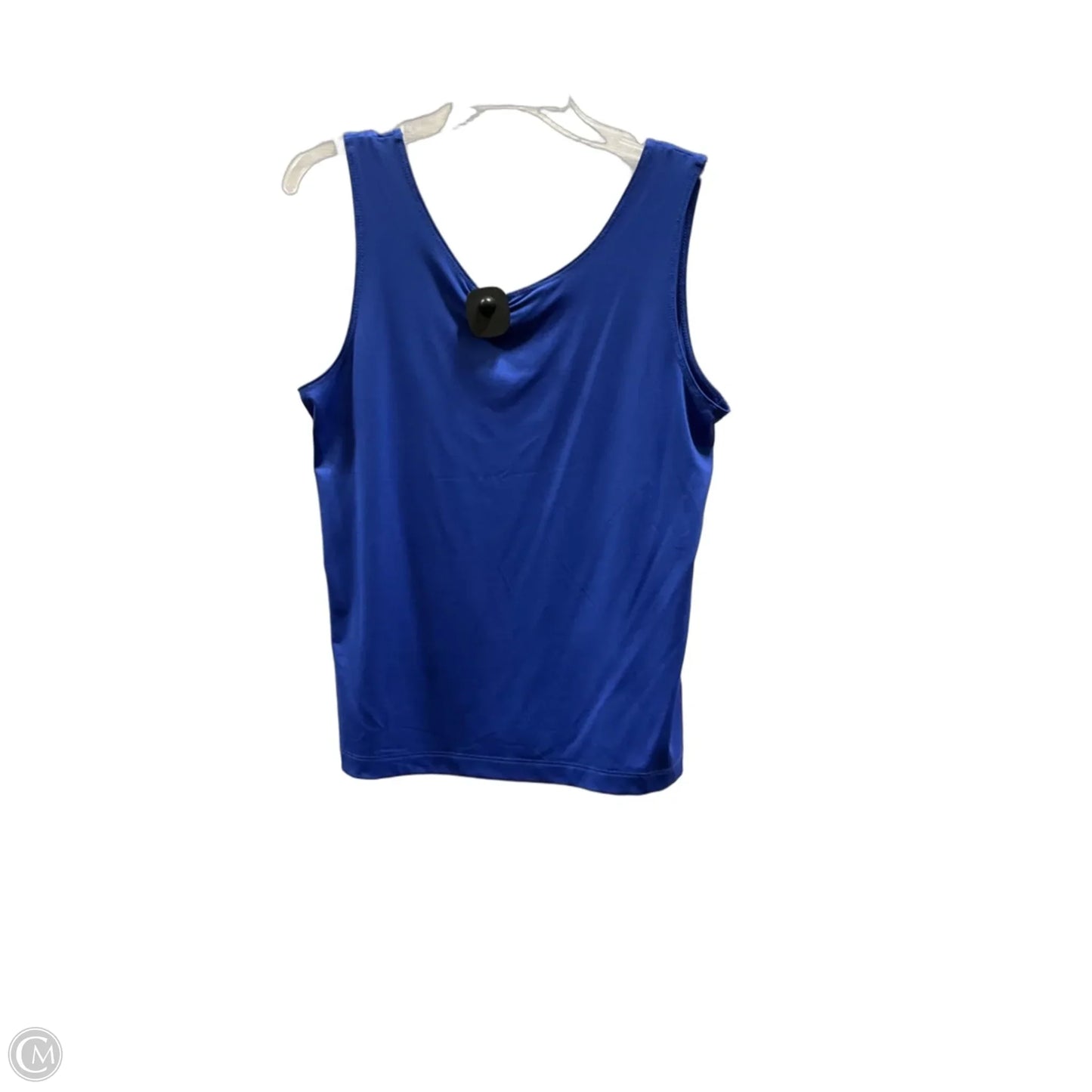 Top Sleeveless By Chicos In Blue, Size: L