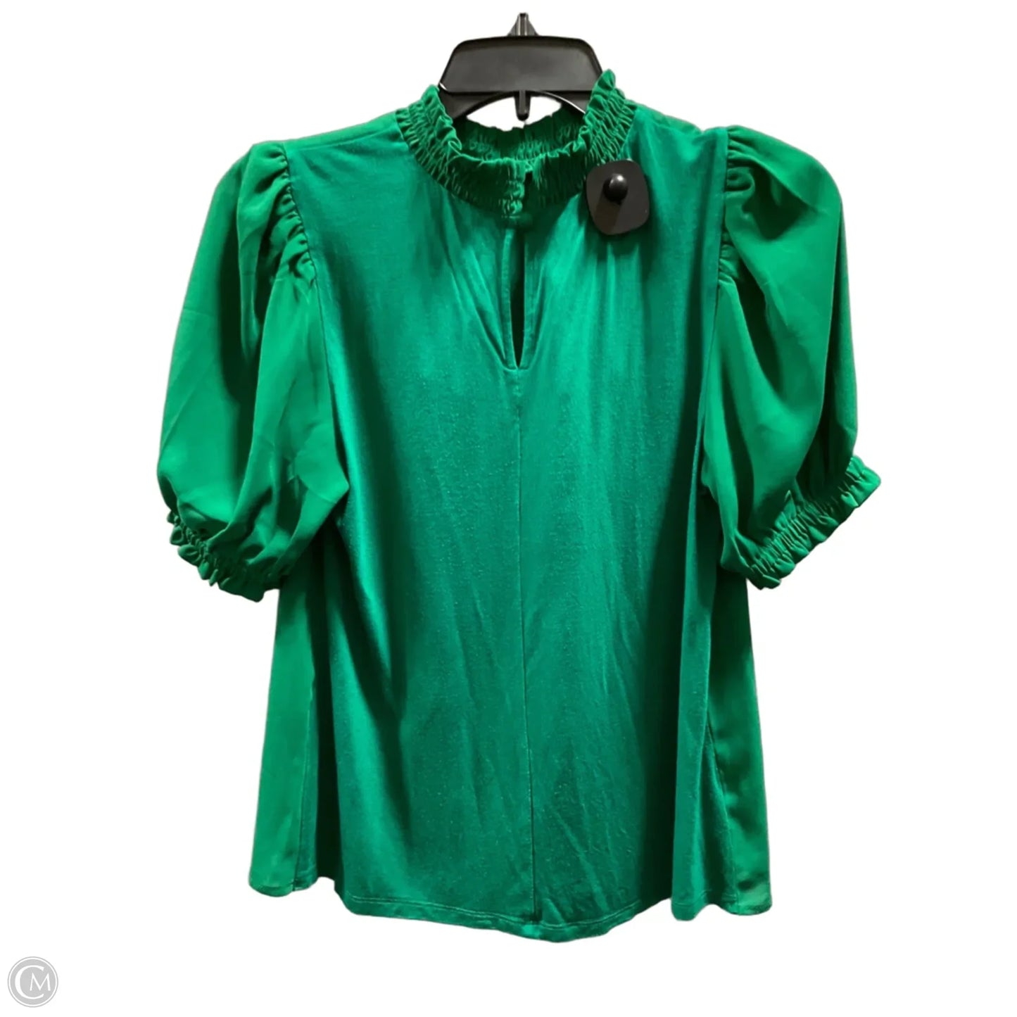 Top Short Sleeve By Loft In Green, Size: S