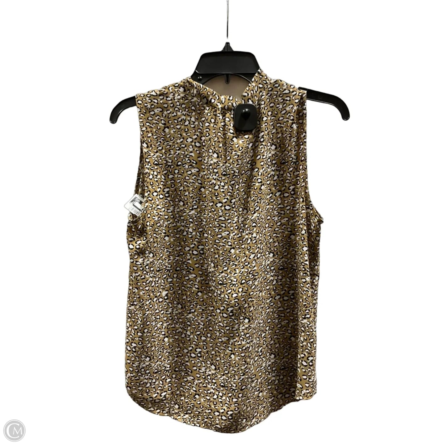 Top Sleeveless By J. Crew In Leopard Print, Size: S