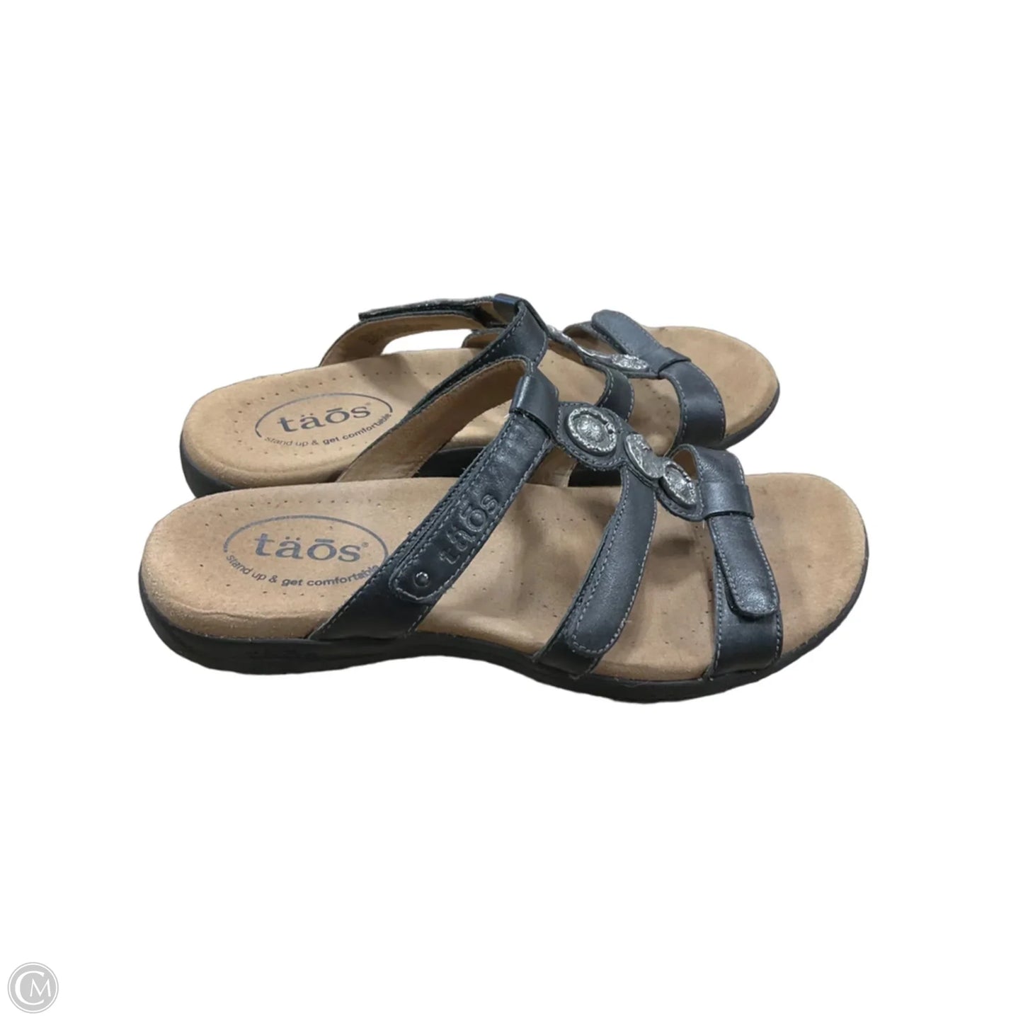 Shoes Flats By Taos In Black & Brown, Size: 7
