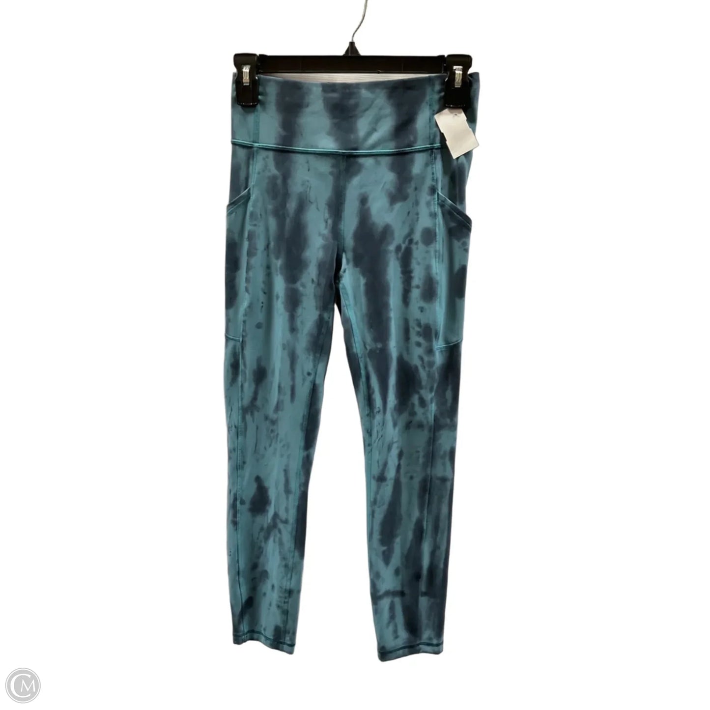 Athletic Leggings By Lululemon In Blue, Size: 4