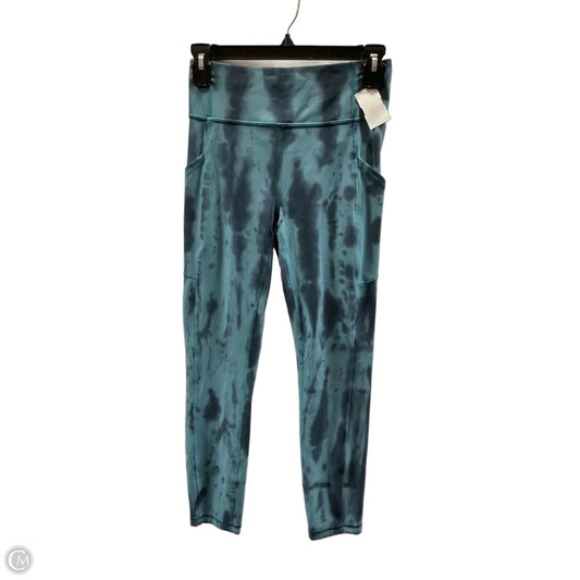 Athletic Leggings By Lululemon In Blue, Size: 4