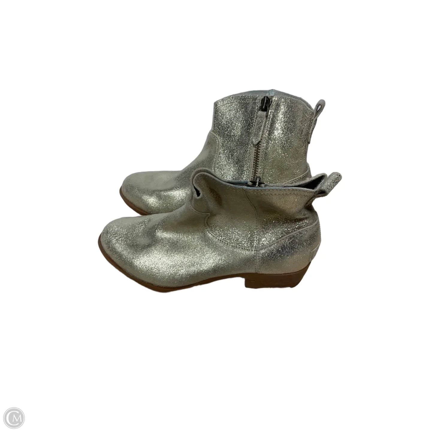 Boots Ankle Heels By Sorel In Gold, Size: 7