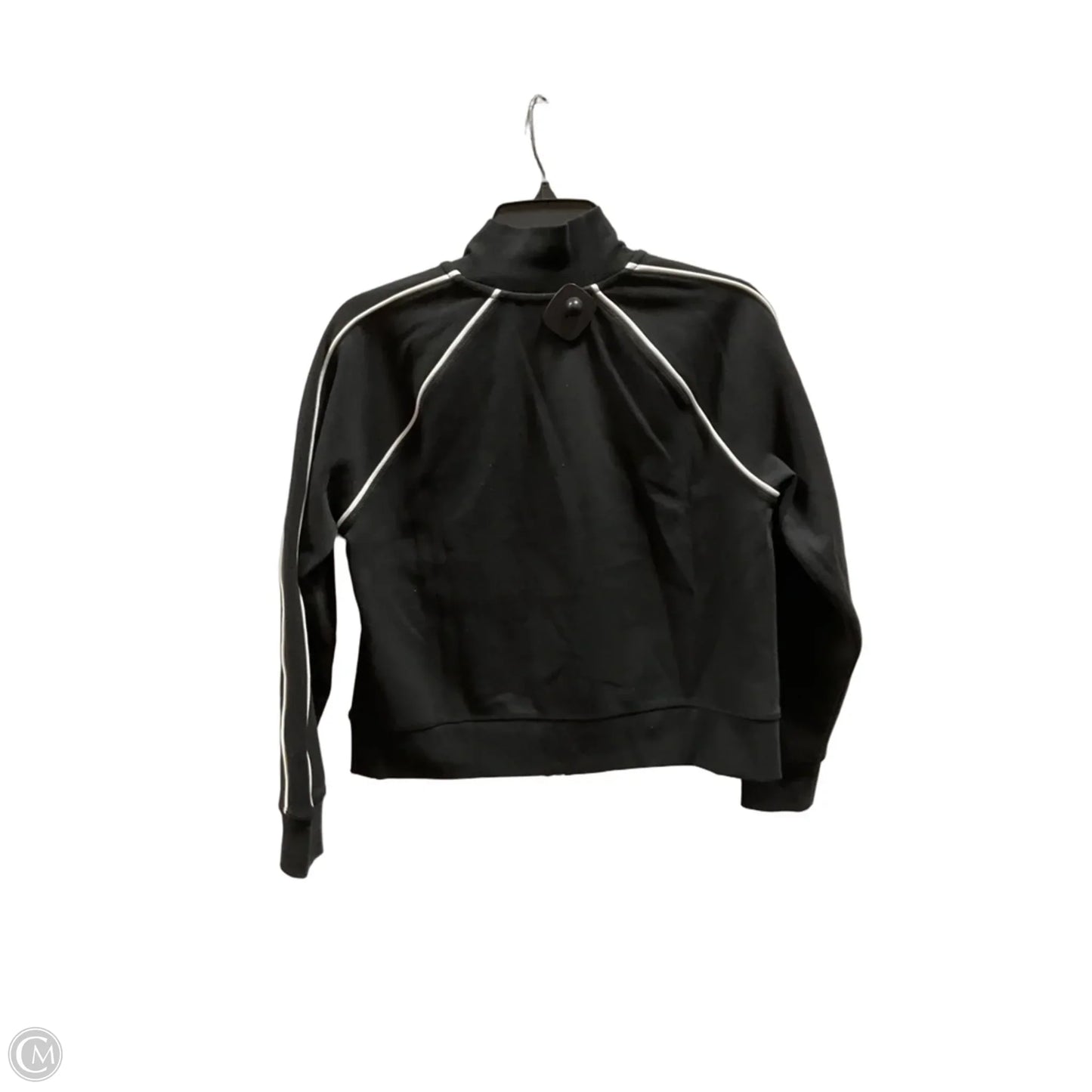 Athletic Jacket By Talbots In Black & White, Size: M