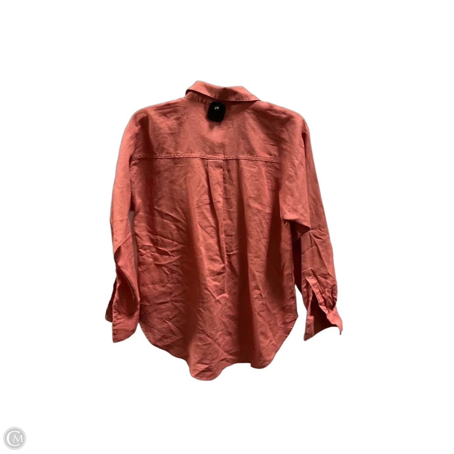 Blouse Long Sleeve By Loft In Red, Size: Xs