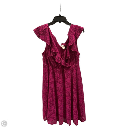 Dress Casual Midi By Torrid In Pink, Size: L