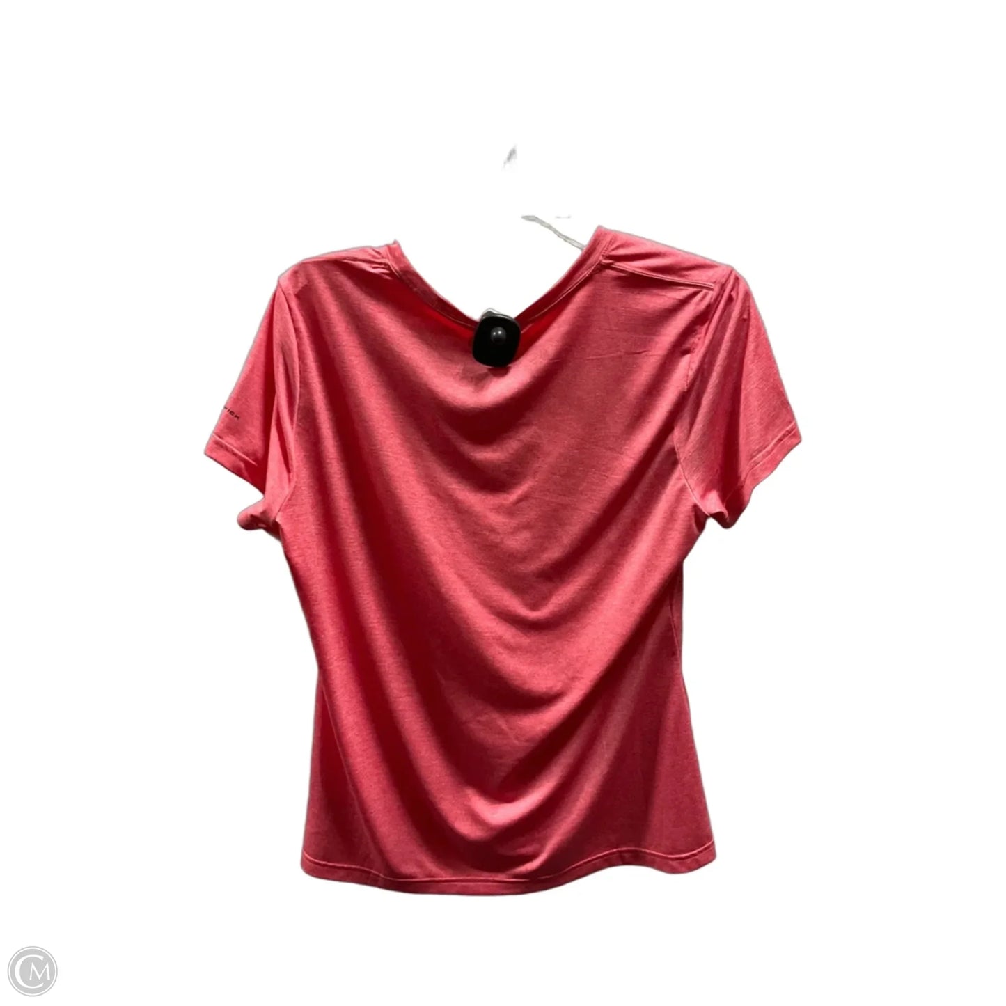 Athletic Top Short Sleeve By Columbia In Pink, Size: L